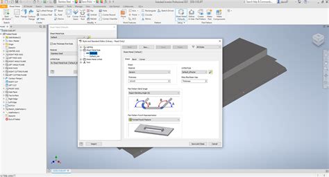 sheet metal defaults inventor|autocad sheet metal defaults.